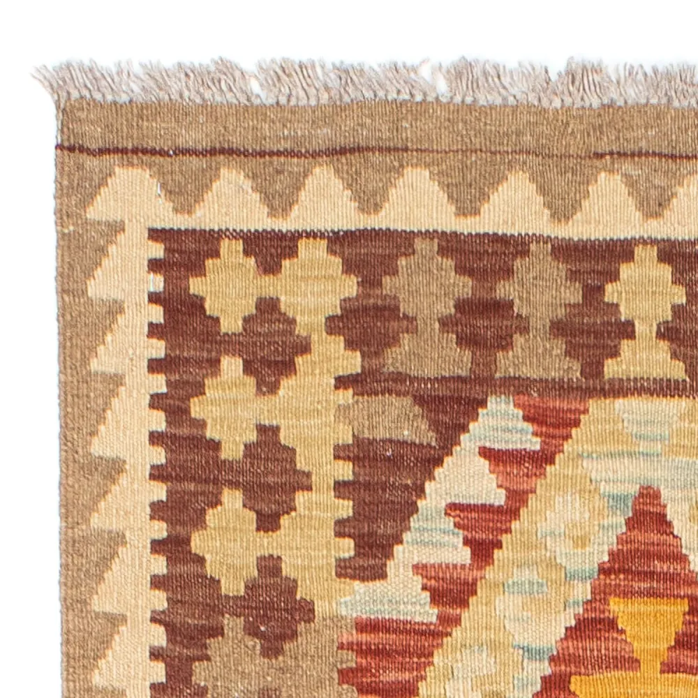 Løper Kelimteppe - Orientalsk - 200 x 70 cm - beige