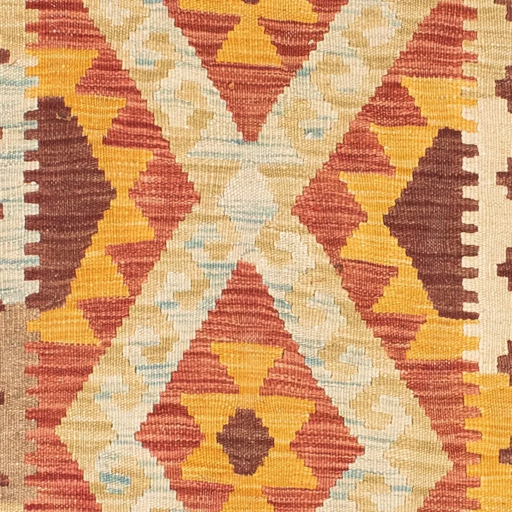 Løper Kelimteppe - Orientalsk - 200 x 70 cm - beige