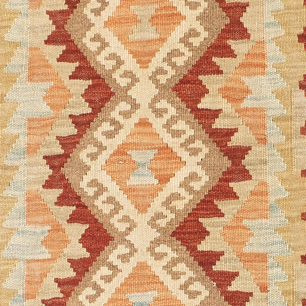 Løper Kelimteppe - Orientalsk - 200 x 75 cm - beige