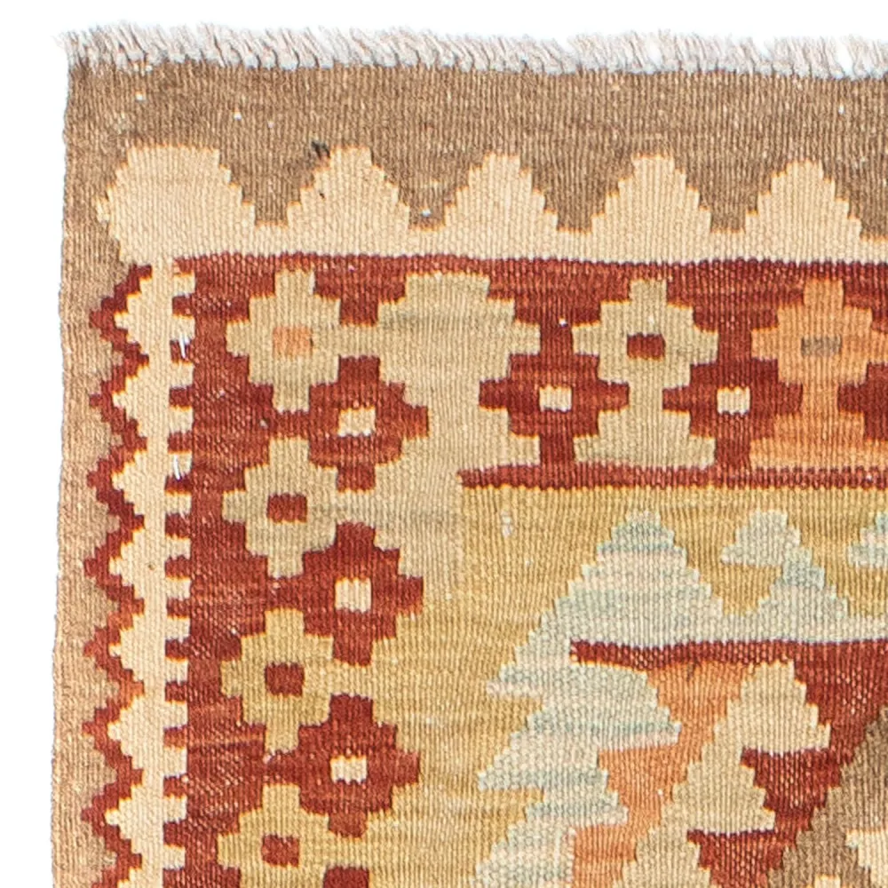Løper Kelimteppe - Orientalsk - 200 x 75 cm - beige