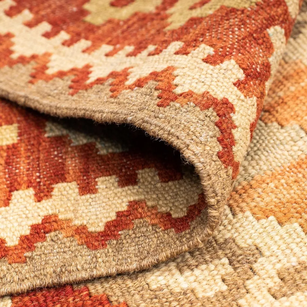 Løper Kelimteppe - Orientalsk - 200 x 75 cm - beige