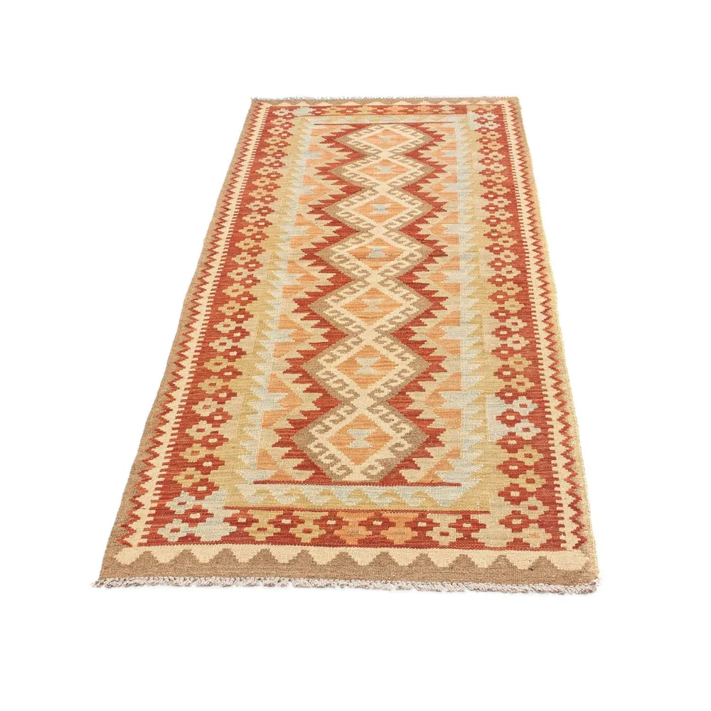 Løper Kelimteppe - Orientalsk - 200 x 75 cm - beige