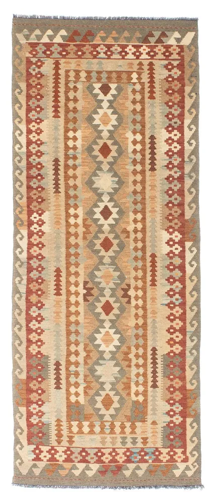 Løper Kelimteppe - Orientalsk - 200 x 78 cm - beige