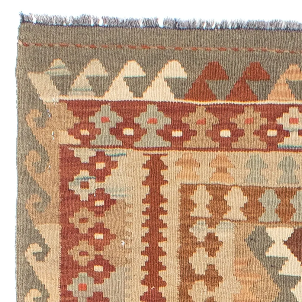 Løper Kelimteppe - Orientalsk - 200 x 78 cm - beige