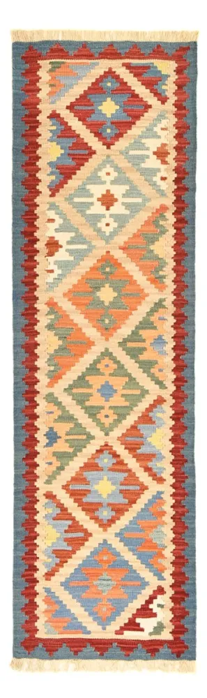 Løper Kelimteppe - Orientalsk - 200 x 63 cm - flerfarget