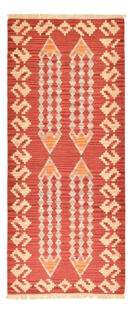 Løper Kelimteppe - Orientalsk - 200 x 86 cm - flerfarget