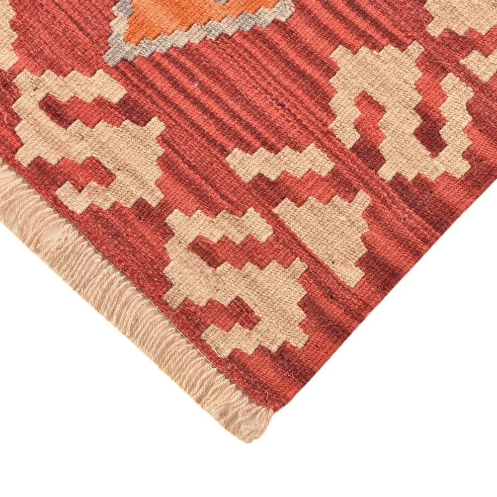 Løper Kelimteppe - Orientalsk - 200 x 86 cm - flerfarget
