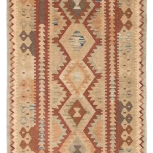 Løper Kelimteppe - Orientalsk - 201 x 84 cm - beige