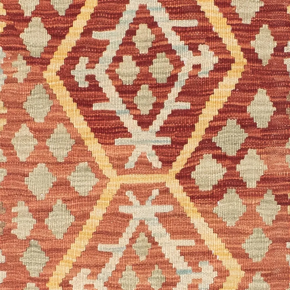 Løper Kelimteppe - Orientalsk - 202 x 74 cm - rød