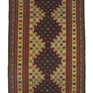Løper Kelimteppe - Orientalsk - 202 x 84 cm - blå