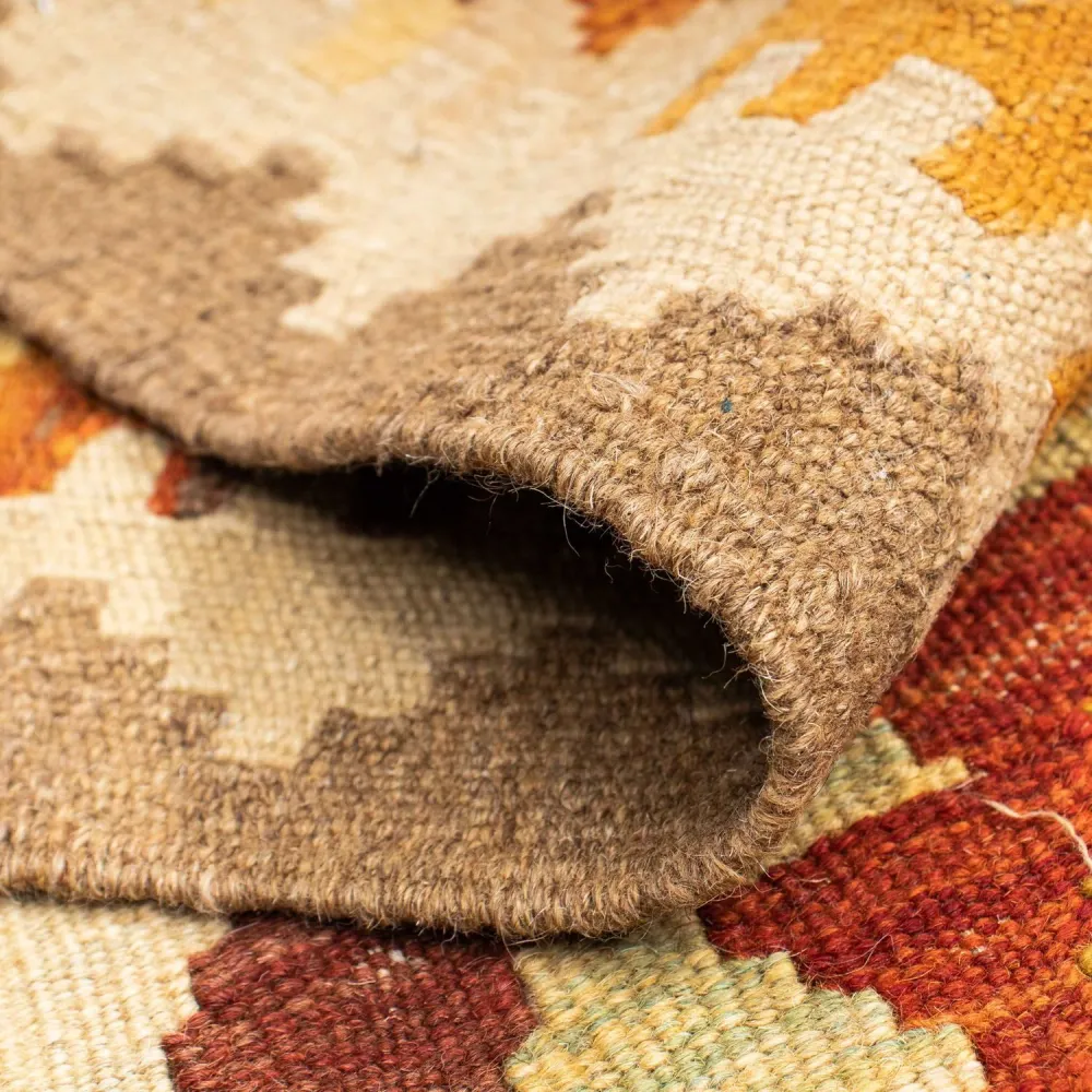 Løper Kelimteppe - Orientalsk - 202 x 75 cm - beige