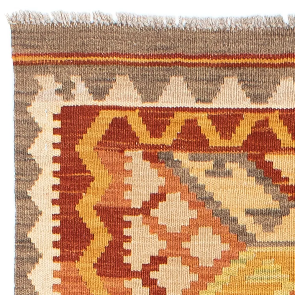 Løper Kelimteppe - Orientalsk - 202 x 76 cm - beige