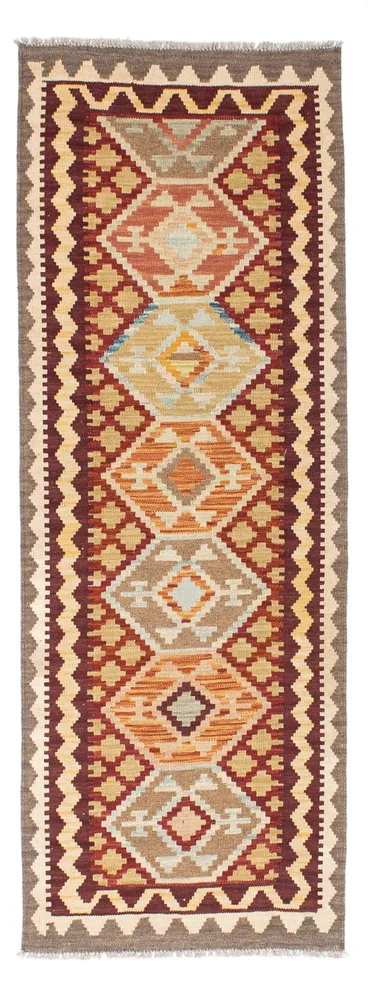 Løper Kelimteppe - Orientalsk - 202 x 73 cm - beige