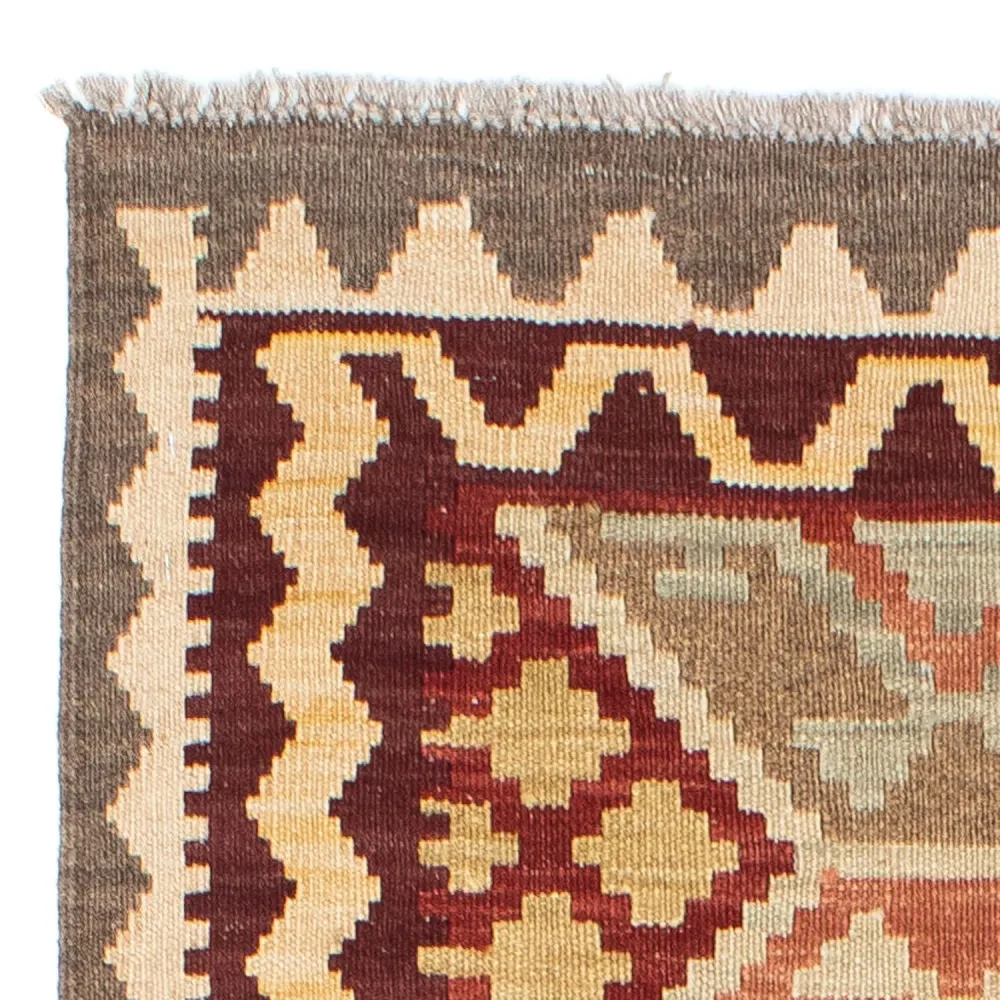 Løper Kelimteppe - Orientalsk - 202 x 73 cm - beige