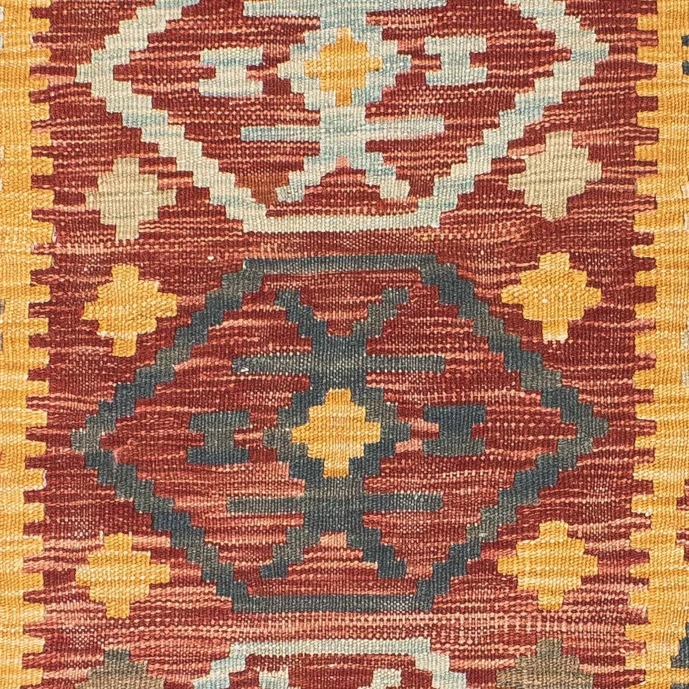 Løper Kelimteppe - Orientalsk - 202 x 72 cm - flerfarget