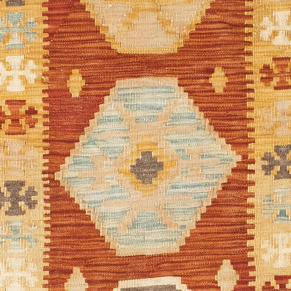 Løper Kelimteppe - Orientalsk - 203 x 70 cm - beige