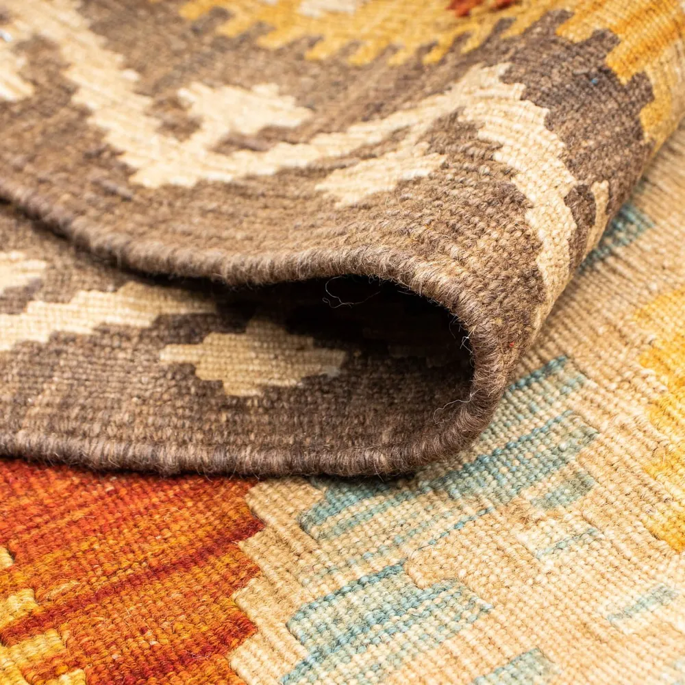 Løper Kelimteppe - Orientalsk - 203 x 70 cm - beige