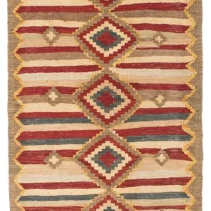 Løper Kelimteppe - Orientalsk - 204 x 73 cm - flerfarget