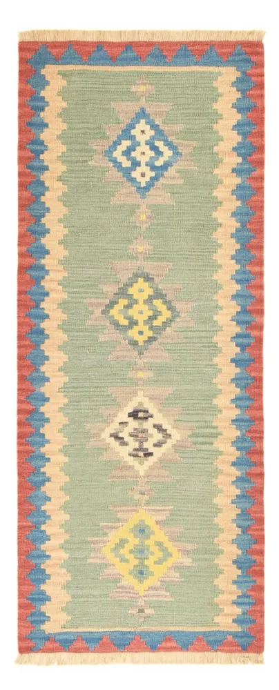 Løper Kelimteppe - Orientalsk - 204 x 84 cm - flerfarget