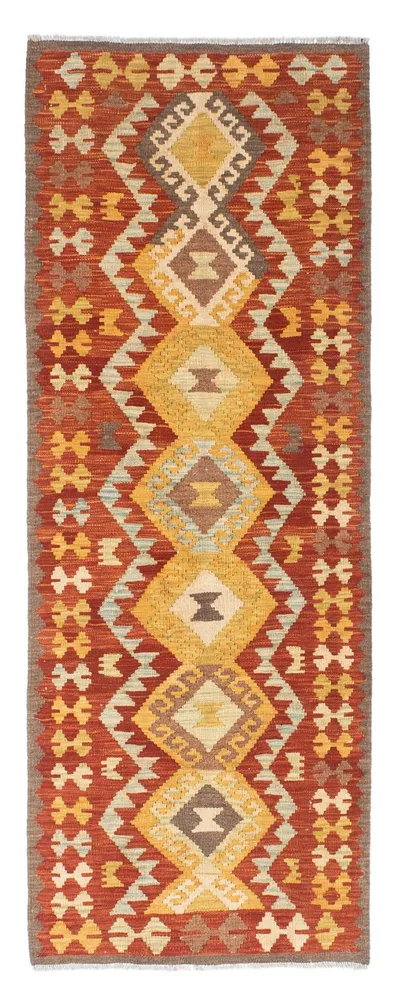Løper Kelimteppe - Orientalsk - 205 x 78 cm - rust