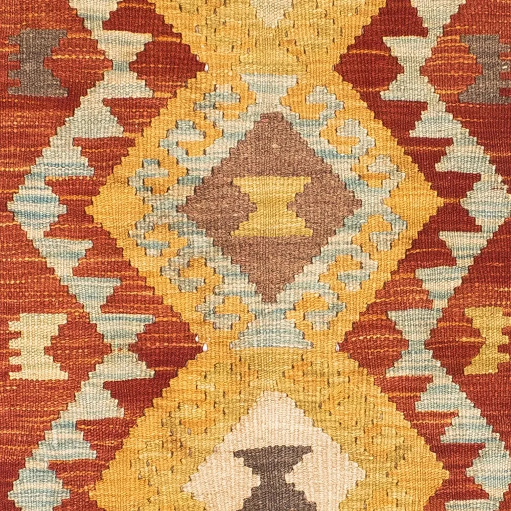 Løper Kelimteppe - Orientalsk - 205 x 78 cm - rust