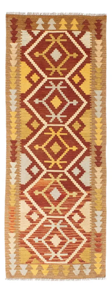 Løper Kelimteppe - Orientalsk - 206 x 73 cm - rust