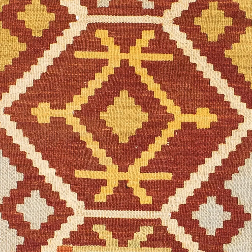 Løper Kelimteppe - Orientalsk - 206 x 73 cm - rust