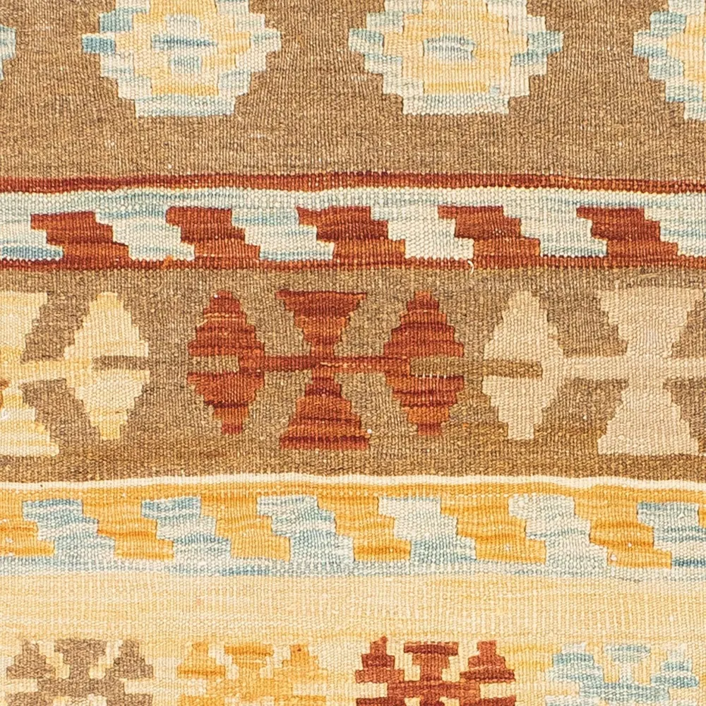 Løper Kelimteppe - Orientalsk - 207 x 77 cm - beige