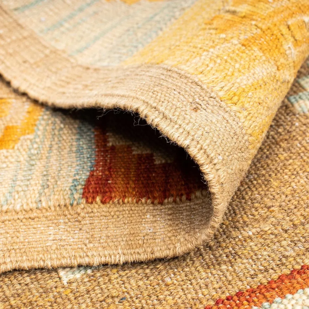 Løper Kelimteppe - Orientalsk - 207 x 77 cm - beige