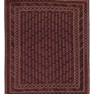 Løper Kelimteppe - Orientalsk - 208 x 190 cm - mørk beige