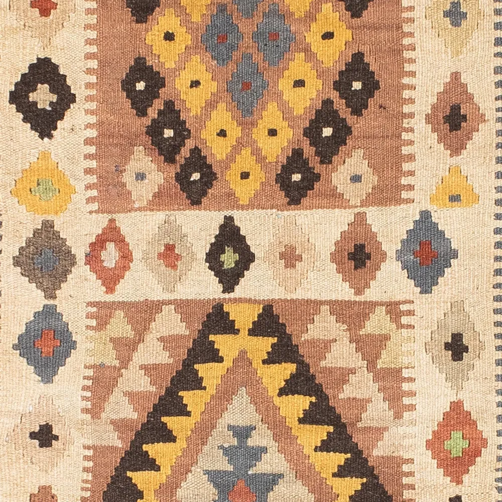 Løper Kelimteppe - Orientalsk - 208 x 82 cm - beige