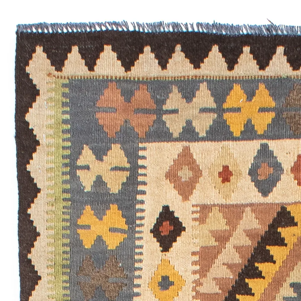 Løper Kelimteppe - Orientalsk - 208 x 82 cm - beige