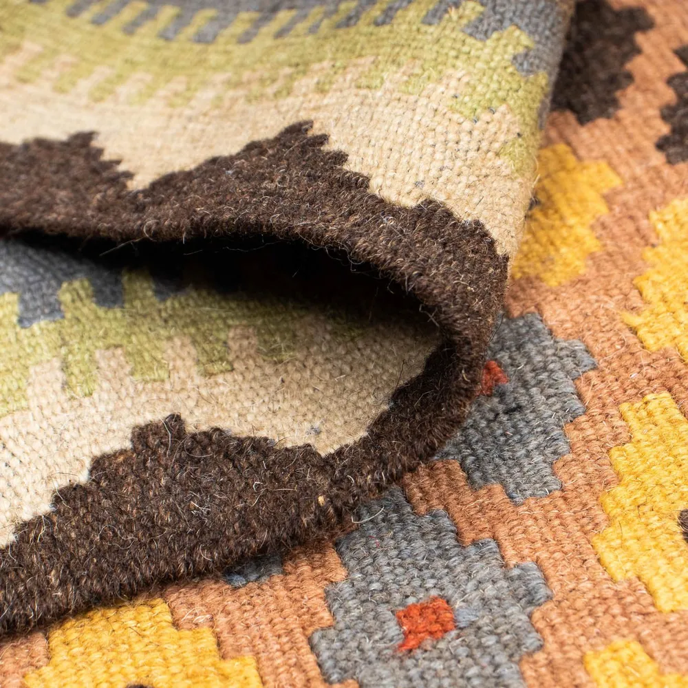 Løper Kelimteppe - Orientalsk - 208 x 82 cm - beige