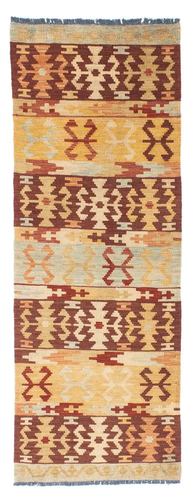 Løper Kelimteppe - Orientalsk - 209 x 72 cm - flerfarget