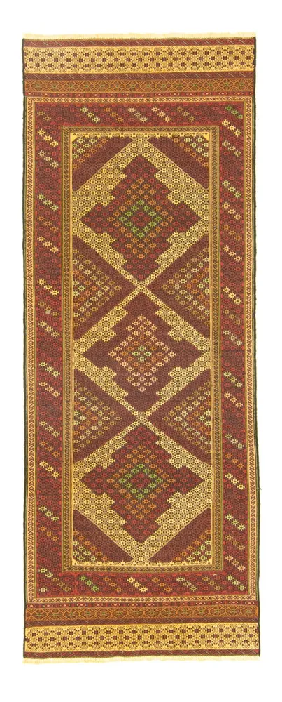 Løper Kelimteppe - Orientalsk - 212 x 82 cm - flerfarget