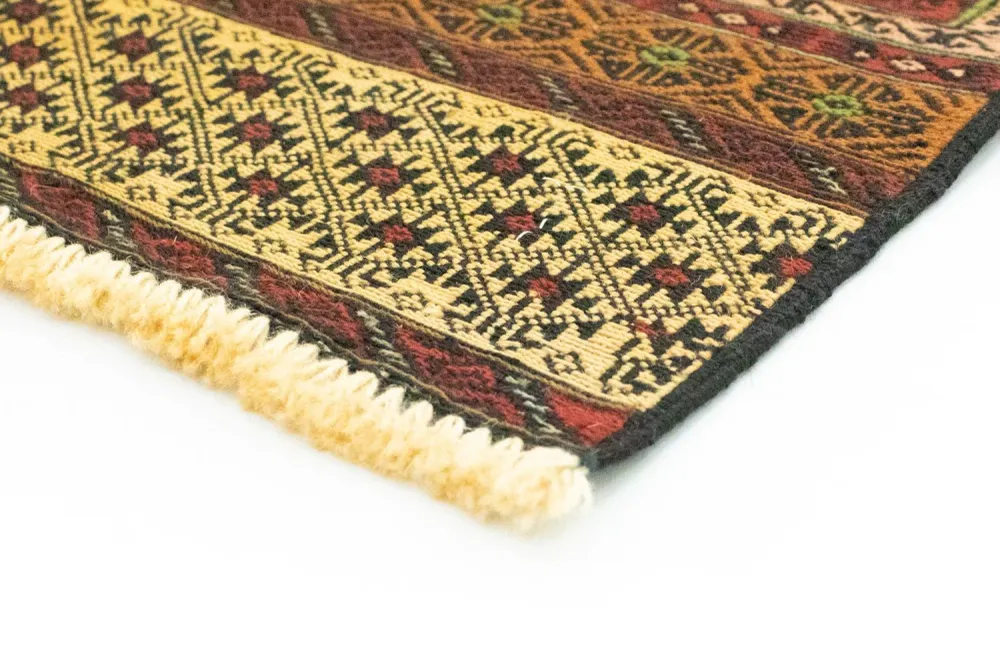 Løper Kelimteppe - Orientalsk - 212 x 82 cm - flerfarget