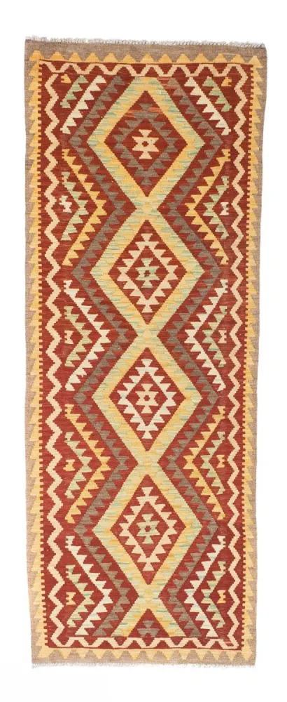 Løper Kelimteppe - Orientalsk - 214 x 82 cm - rust