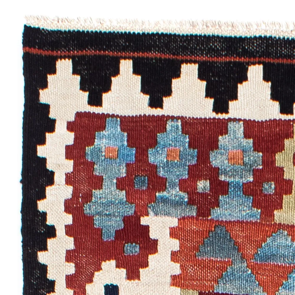 Løper Kelimteppe - Orientalsk - 222 x 100 cm - flerfarget