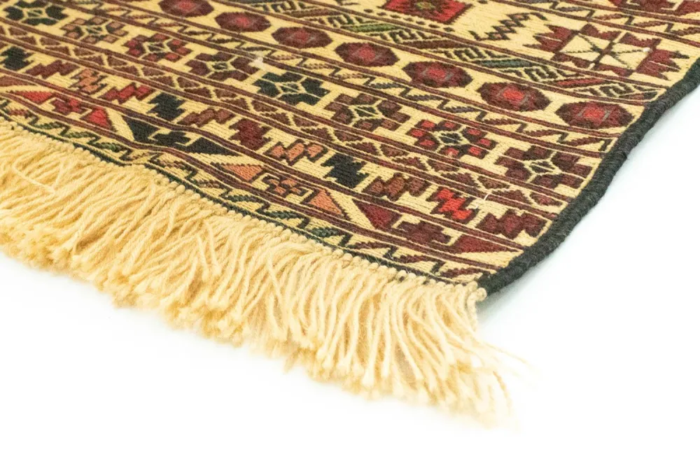 Løper Kelimteppe - Orientalsk - 291 x 82 cm - flerfarget