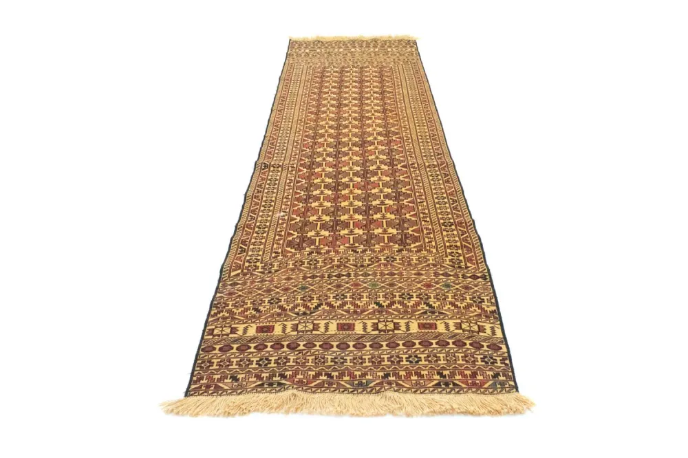 Løper Kelimteppe - Orientalsk - 291 x 82 cm - flerfarget