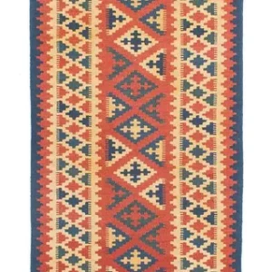 Løper Kelimteppe - Orientalsk - 300 x 84 cm - flerfarget