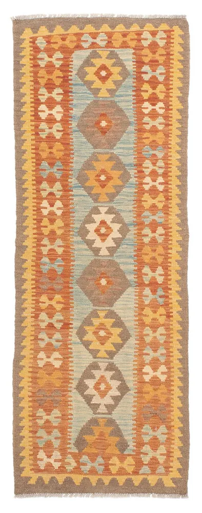 Løper Kelimteppe - Splash - 191 x 65 cm - flerfarget