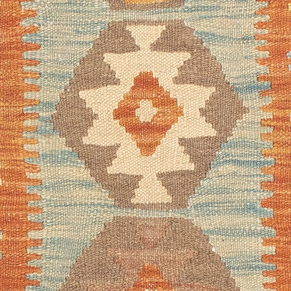 Løper Kelimteppe - Splash - 191 x 65 cm - flerfarget