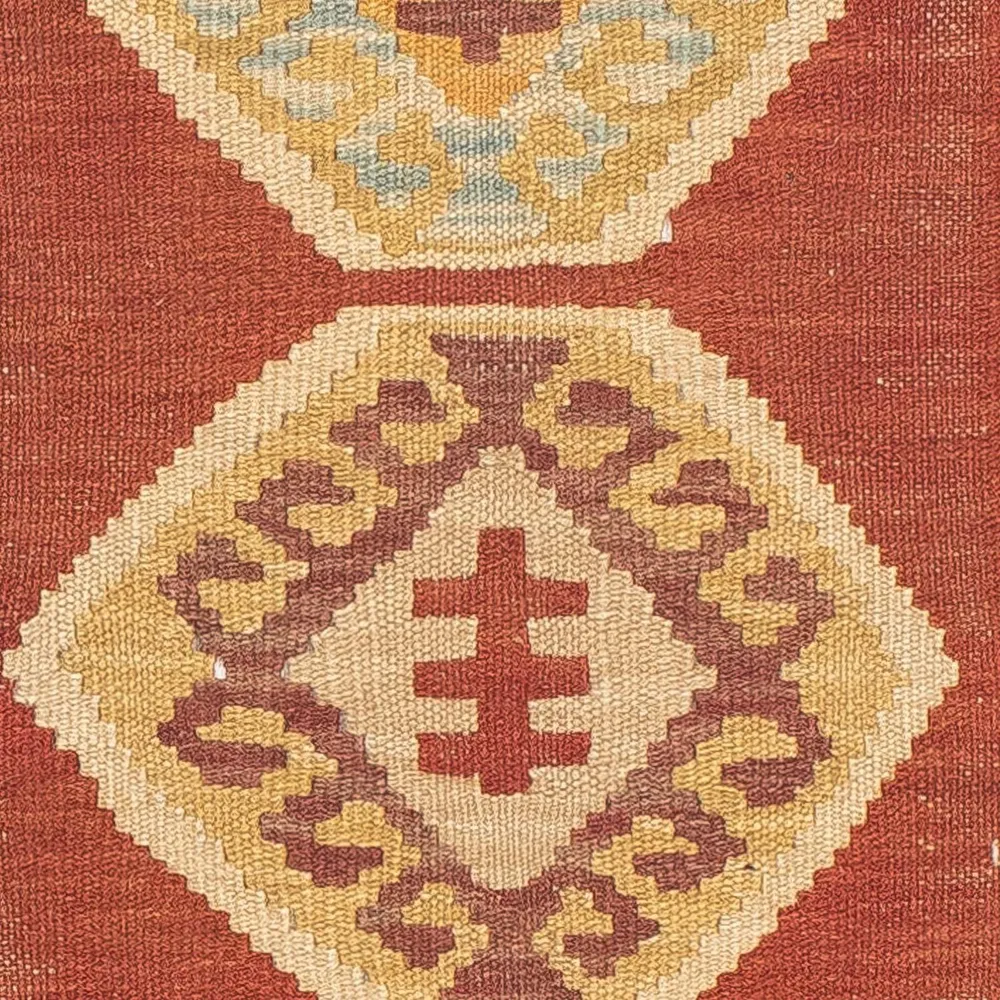 Løper Kelimteppe - Splash - 192 x 63 cm - flerfarget