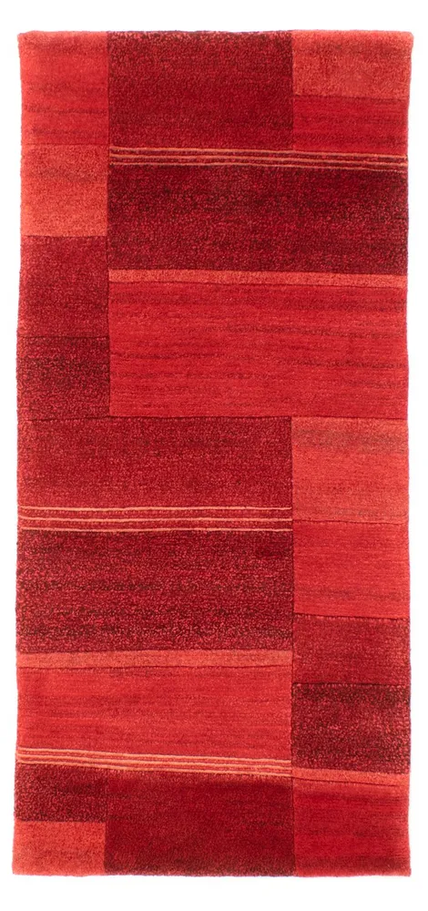 Løper Nepal teppe - 142 x 72 cm - rød