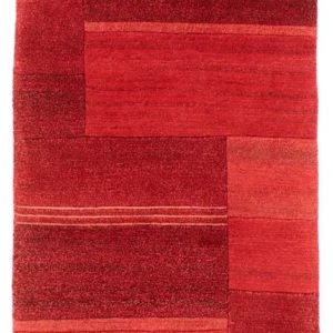 Løper Nepal teppe - 142 x 72 cm - rød