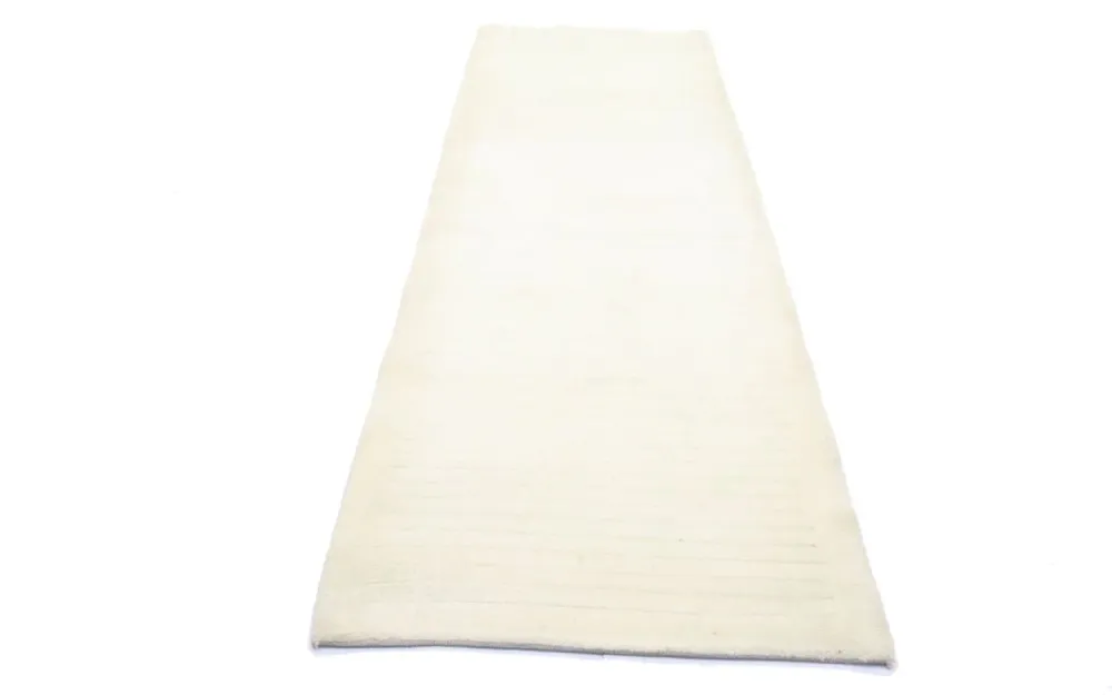 Løper Nepal teppe - 280 x 88 cm - beige