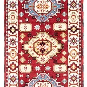 Løper Orientalsk teppe - 250 x 85 cm - rød