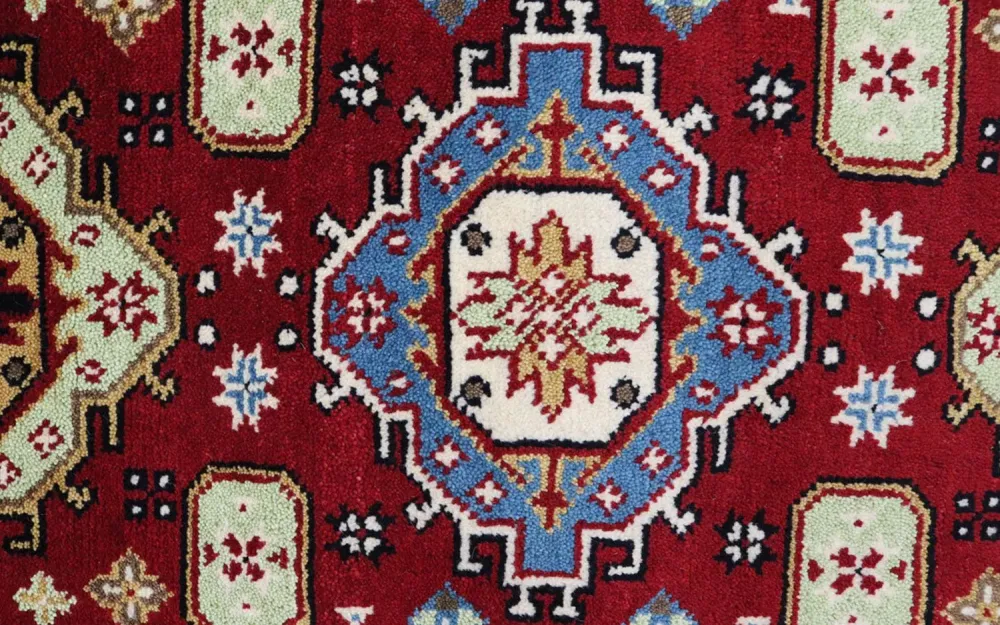 Løper Orientalsk teppe - 250 x 85 cm - rød