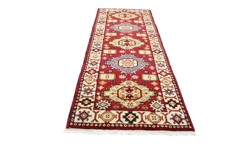 Løper Orientalsk teppe - 250 x 85 cm - rød